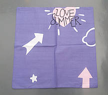 Наволочка бязь 50х50, принт: Шлях до зірок, верх