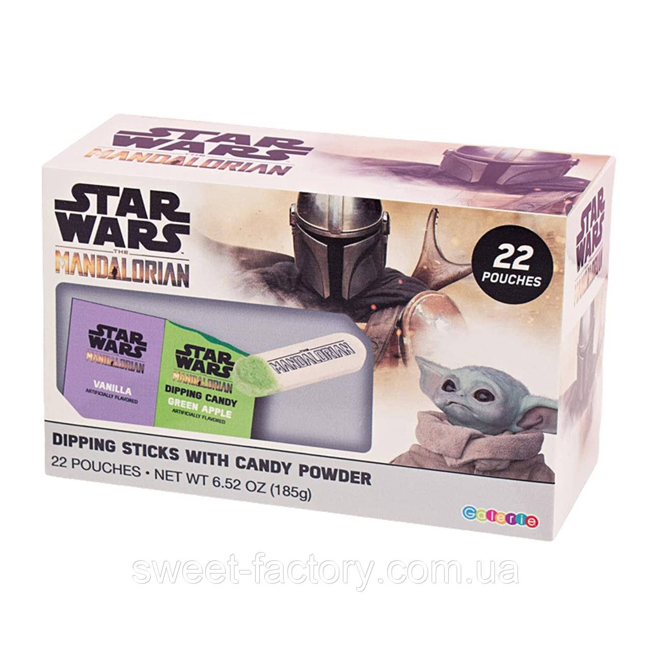 Star Wars Mandalorian Dipping Sticks Candy Powder  185g, фото 1