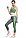 Костюм стягуючий для йоги, фітнесу та бігу YOGA WEAR A SUIT SLIMMING жіночий костюм для спорту стягуючий BVR-006, фото 3