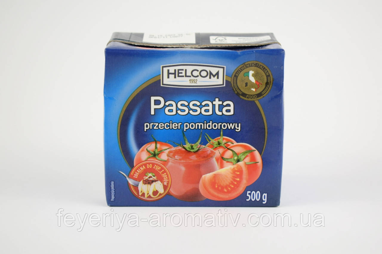 Томатна паста Helcom Passata 100% pomidorow (Польща)