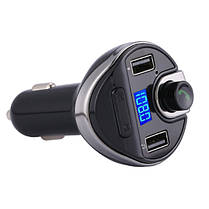 Трансмітер для авто FM MOD-T20, USB, MicroSD. Колір чорний, фото 3