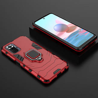 Протиударний чохол Transformer Ring для Xiaomi Redmi Note 10 Pro під магнітний тримач, фото 2