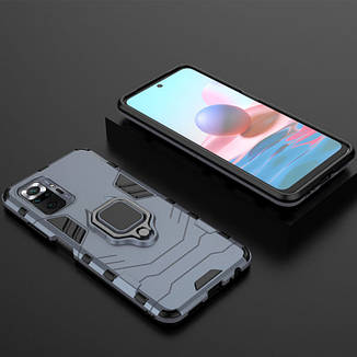 Протиударний чохол Transformer Ring для Xiaomi Redmi Note 10 Pro під магнітний тримач, фото 2