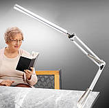 Настільна Led лампа на струбціні Forlock біла 10 Вт, фото 3