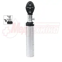 Офтальмоскоп EUROLIGHT E10, 2.5 V з гвинтовим кріпленням головки, і однією діафрагмою