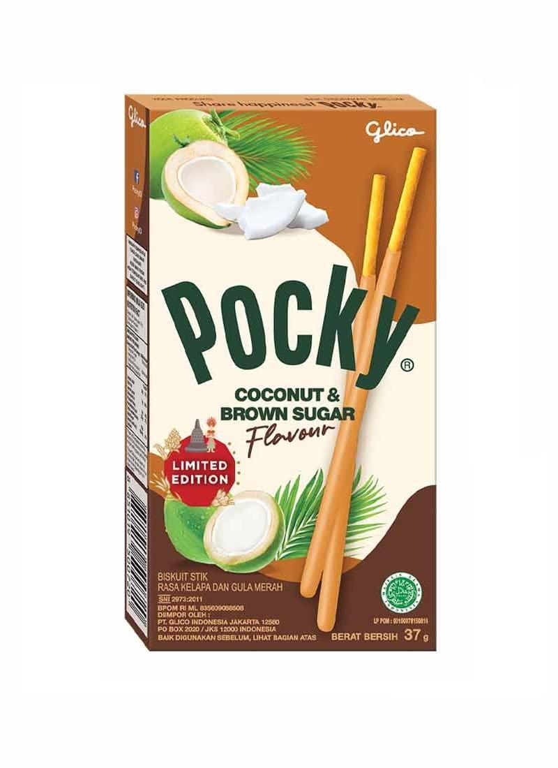 Палички в глазуре Pocky Coconut & Brown Sugar Flavour 37g