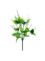 Букетна ніжка з листям і добавками на 12 голів, лита, 450 мм