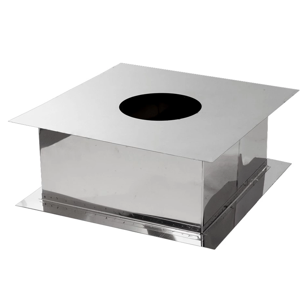 Прохід перекриття ø205 мм 500x500 мм 0,5 мм Aisi 201 Stalar (32093)