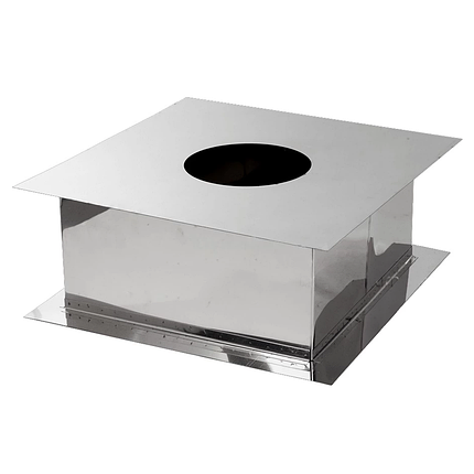 Прохід перекриття ø205 мм 500x500 мм 0,5 мм Aisi 201 Stalar (32093), фото 1