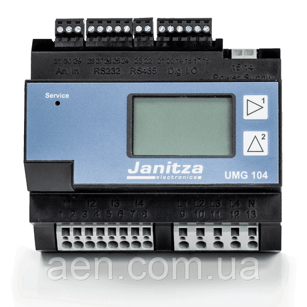 Лічильник Janitza UMG-104 (трьохфазний)