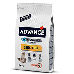Advance (Едванс) Cat Salmon Sensitive корм для кішок з чутливим травленням, з лососем 3 кг
