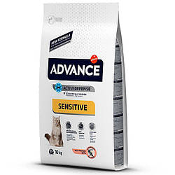 Advance (Едванс) Cat Salmon Sensitive корм для кішок з чутливим травленням, з лососем 10 кг
