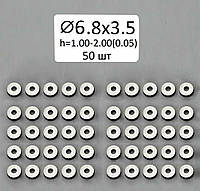 Регулировочная шайба форсунки 6,8х3,5 мм. (50 шт) 1.00 мм