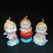 Свічки до Дня Святого Валентина ангелочки купідони, фото 9