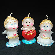 Свічки до Дня Святого Валентина ангелочки купідони, фото 2