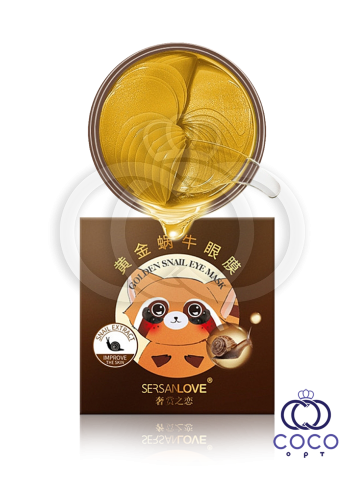 Гідрогелеві патчі Sersanlove Golden Snail Eye Mask 60 штук
