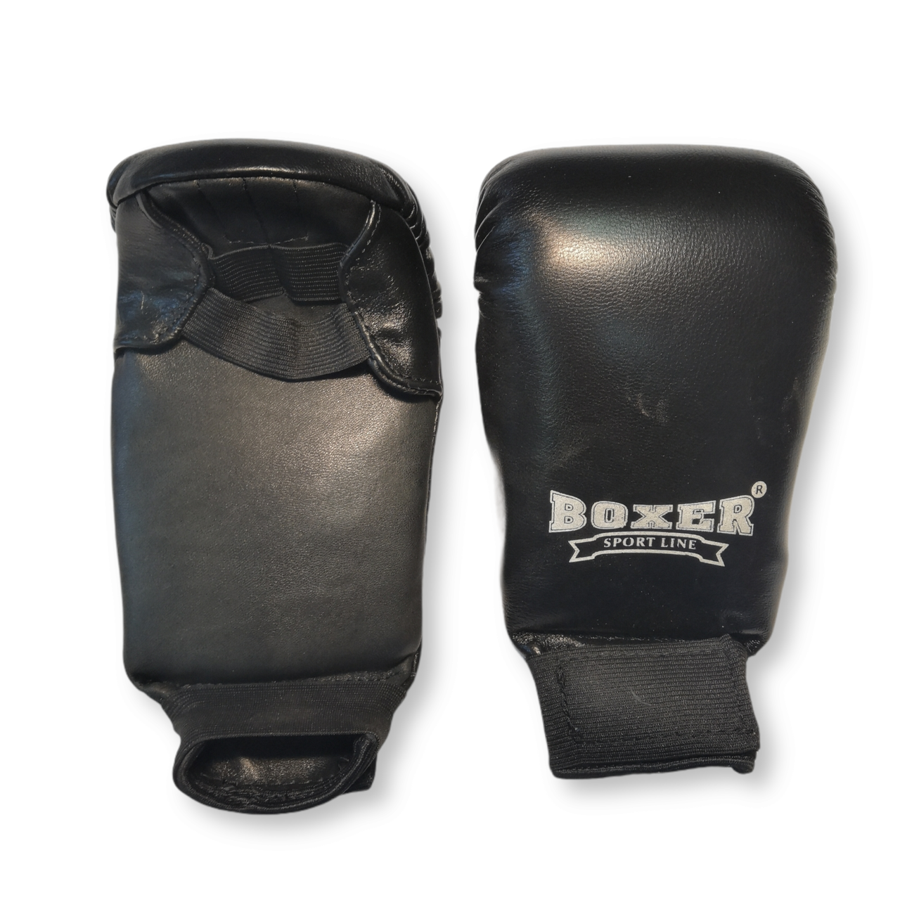 Накладки карате BOXER шкіра чорні