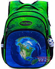 Рюкзак для хлопчика шкільний ортопедичний Winner One SkyName Космічний R3-239, фото 2
