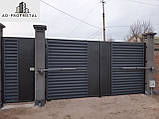Забор жалюзи из профнастила., фото 3