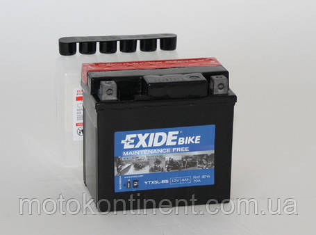 Акумулятор для мотоцикла гелевий EXIDE ETX5L-BS = YTX5L-BS 4 Ah 113x70x105, фото 3