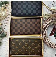 Кожаный кошелек Louis Vuitton Луи Monogram Виттон на змейке в коробке 8