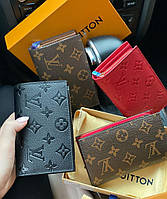 Женский кожаный кошелек Louis Vuitton Луи Виттон в расцветках, брендовые кошельки, гаманець жіночий шкірний