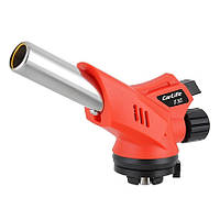 Пальник газовий з п'єзопідпалом Carlife, сопло: Ø - 20мм, довж. — 60 мм, обгорт. 360° (10/100 шт.)