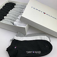 Чоловічі шкарпетки Tommy Hilfiger 30 пар набір укорочених шкарпеток томі хілфігер бокс 30 пар