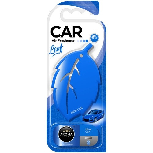 Ароматизатор на дзеркало Aroma Car Leaf 3D — NEW CAR (14 шт.)