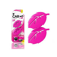 Ароматизатор на дефлектор Aroma Car Leaf 3D Mini — BUBBLE GUM (10 шт.)