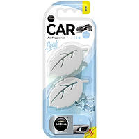 Ароматизатор на дефлектор Aroma Car Leaf 3D Mini — ICE (10 шт.)