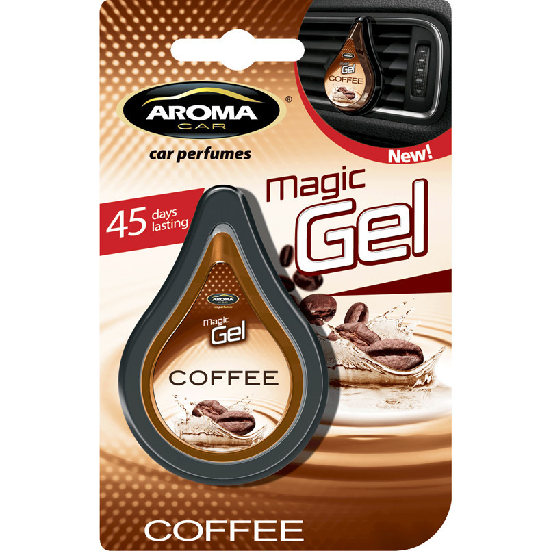 Ароматизатор Aroma Car Magic Gel 10g — COFFEE (20 шт.), фото 1