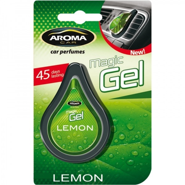 Ароматизатор Aroma Car Magic Gel 10g — LEMON (20 шт.)