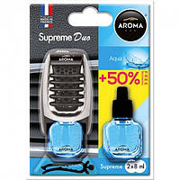 Ароматизатор Aroma Car Supreme DUO Slim 7ml - AQUA (10шт.)