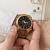 Механічний годинник з автопідзаводом чоловічі золотистого кольору Forsining оригінал, фото 5