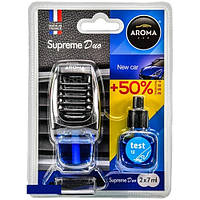 Ароматизатор Aroma Car Supreme DUO Slim 7ml — NEW CAR (10 шт.)