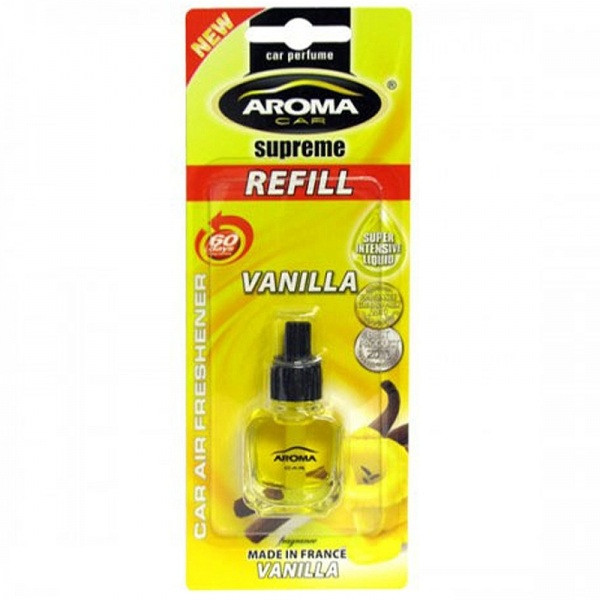 Замінний флакон Aroma Car Supreme REFILL - VANILLA (24шт.)