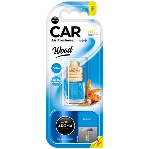 Ароматизатор Aroma Car Wood 6ml - OCEAN (24шт.)