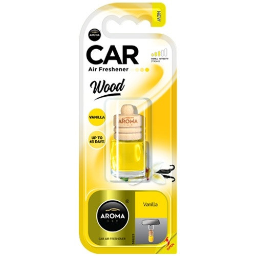Ароматизатор Aroma Car Wood 6ml — VANILLA (24 шт.)