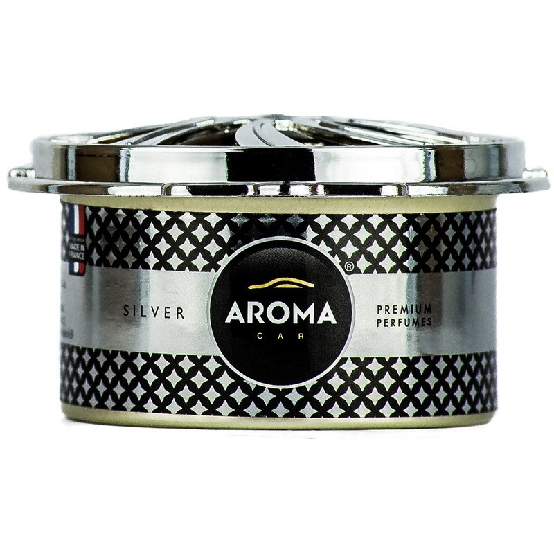 Ароматизатор Aroma Car Prestige Organic — SILVER (24 шт.)