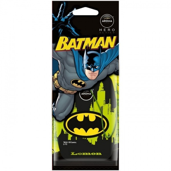 Ароматизатор Aroma Car BATMAN — LEMON-ENERGY (36 шт.), фото 1