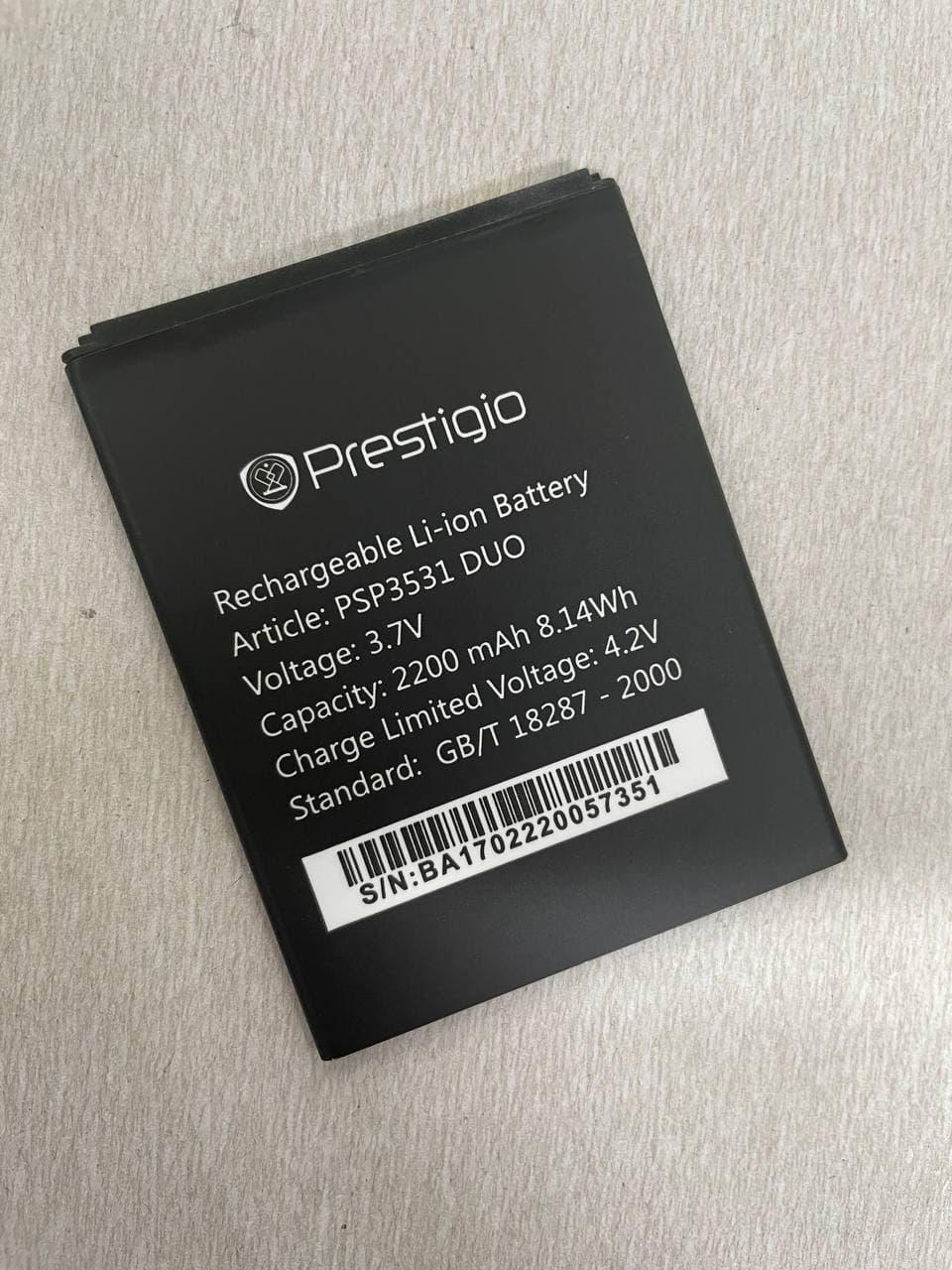 Акумулятор Prestigio PSP3530 / 3531 / 3532 / 7530 / 3530, 2500 mAh Original PRC