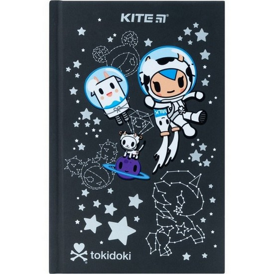 Блокнот А6 80арк., в клітинку, тверда обкладинка Kite Tokidoki
