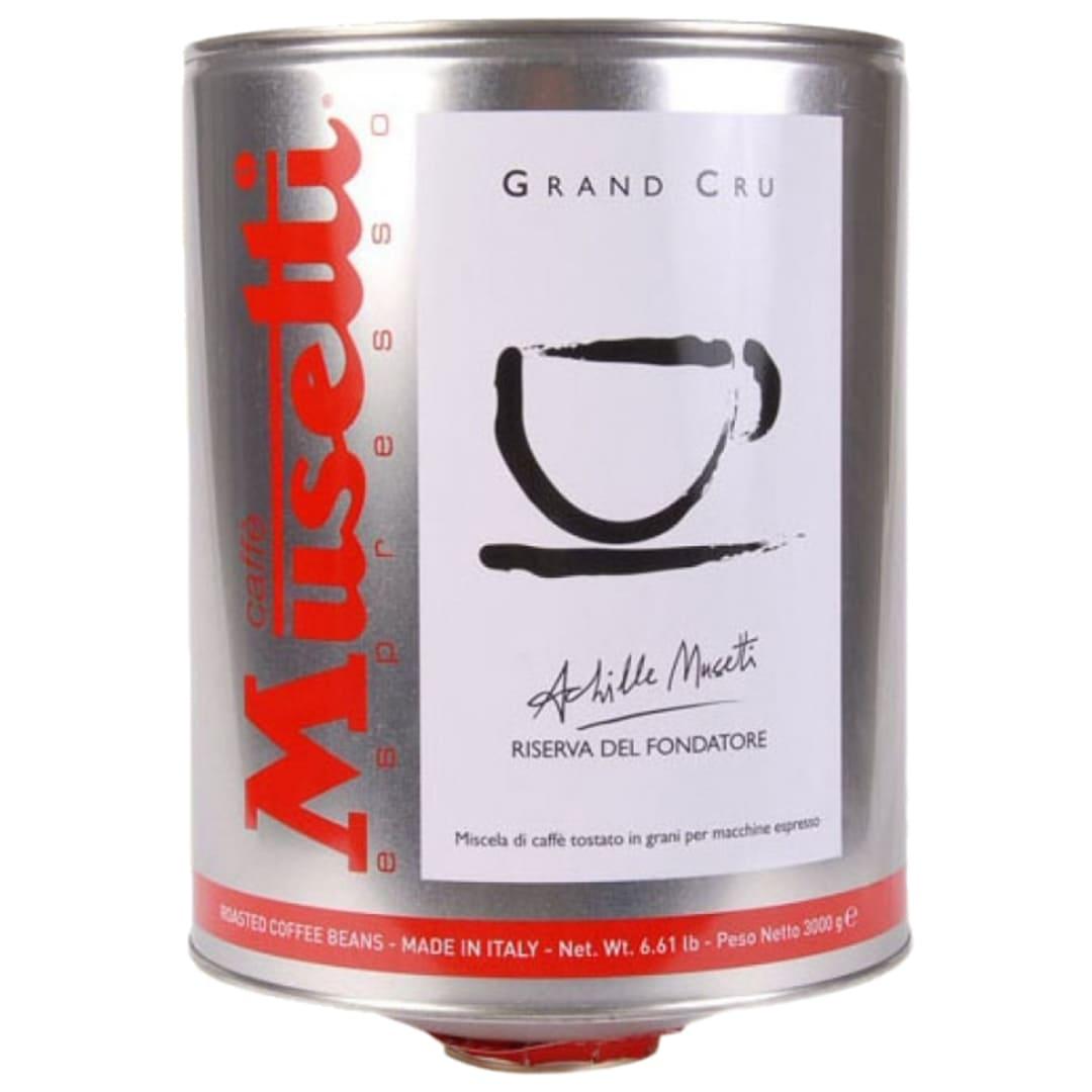 Кава в зернах Caffe Musetti Grand Cru, у банці 3 кг