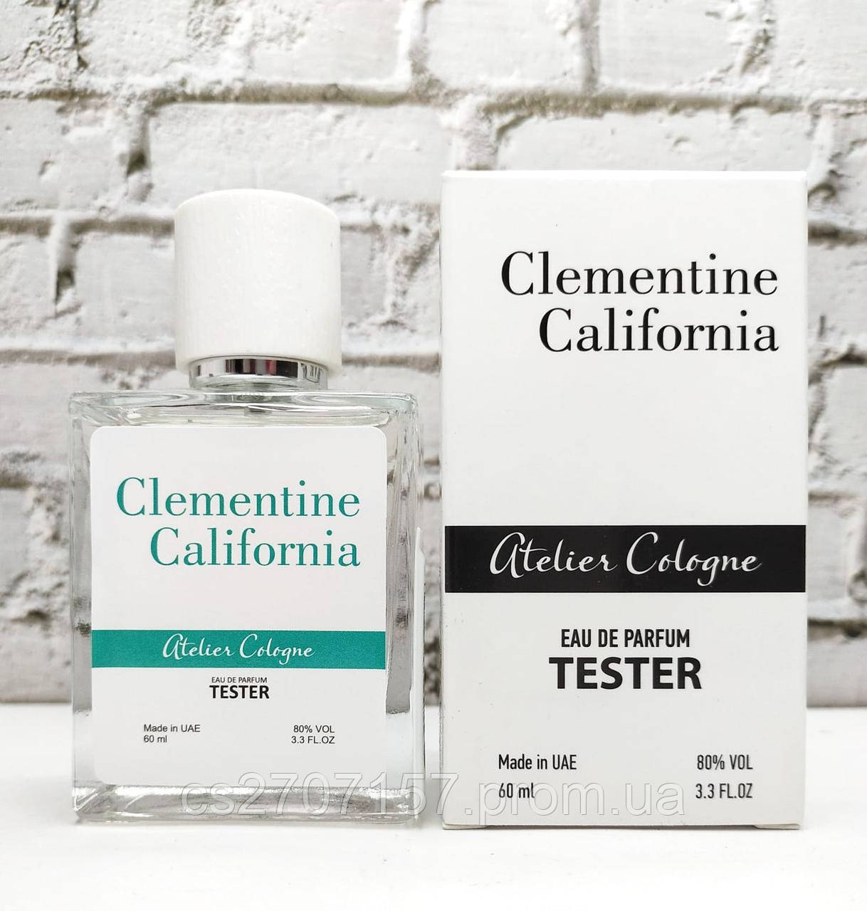 Тестер унісекс Atelier Cologne Clementine California Duty Free Vip (Клементін Каліфорнія) 60 мл