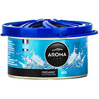 Ароматизатор Aroma Car Organic 40g — AQUA (48шт.)