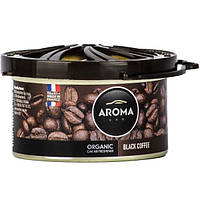 Ароматизатор Aroma Car Organic 40g — BLACK COFFEE (48шт.)