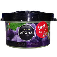 Ароматизатор Aroma Car Organic 40g — BLACK GRAPES (48шт.)
