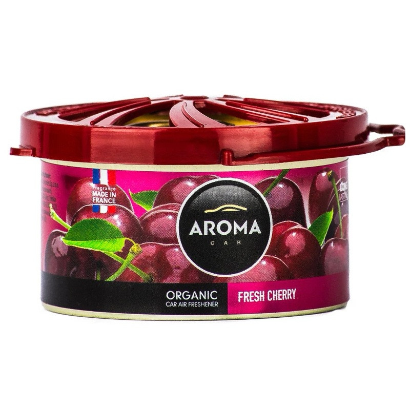 Ароматизатор Aroma Car Organic 40g — CHERRY (48 шт.), фото 1