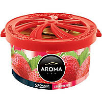 Ароматизатор Aroma Car Organic 40g — STAWBERRY (48шт.)